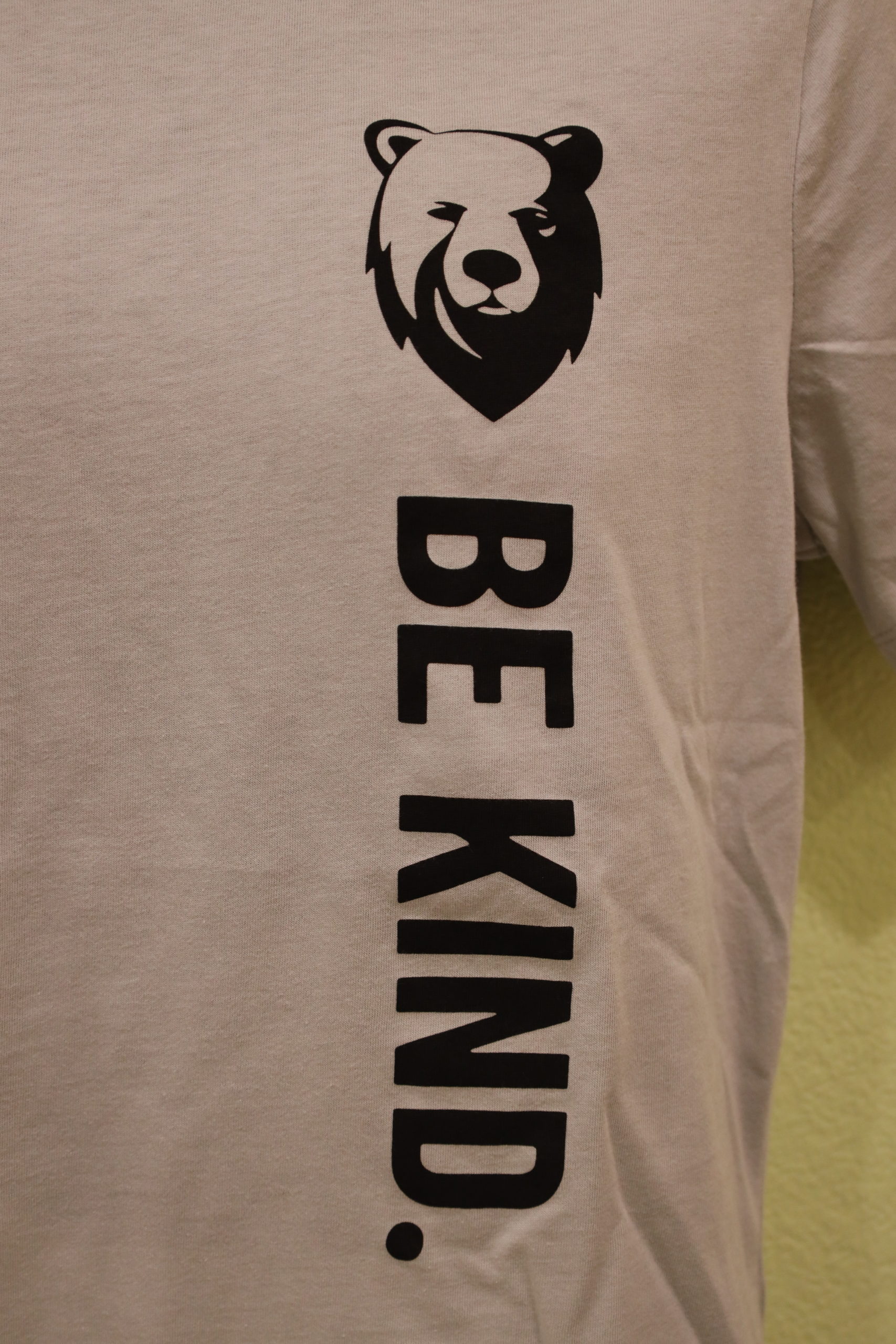 Women's T-Shirt - Light Grey with Aspen Bear, Be Kind - Bear's